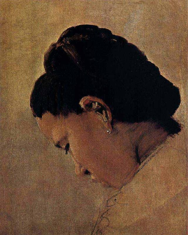 Georges Seurat Head Portrait of the Girl China oil painting art
